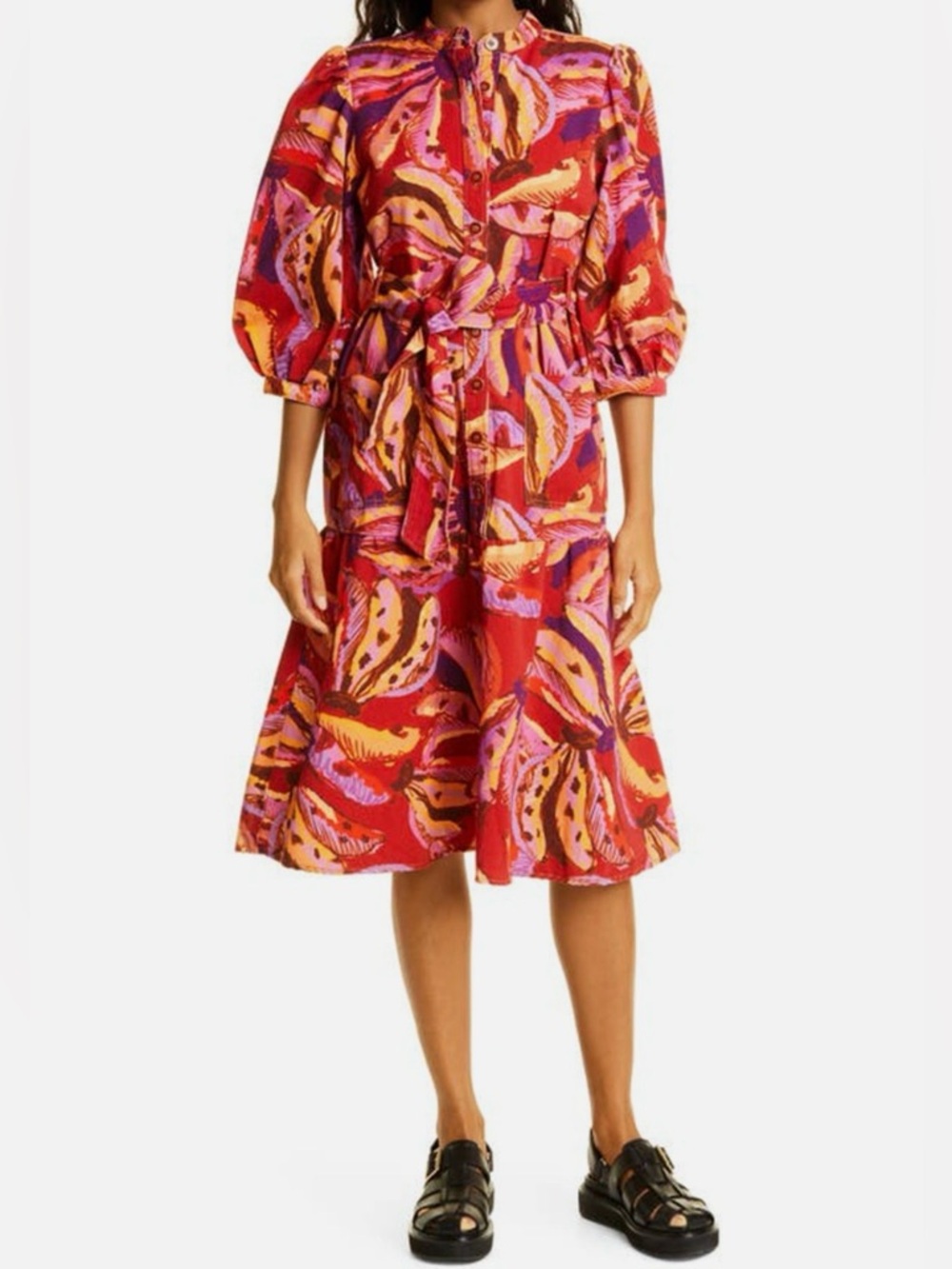 Farm Rio Banana Juice Chemise Dress